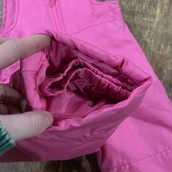 London Fog Girl’s Snow Bibs Overalls - Pink - Picture 4 of 5